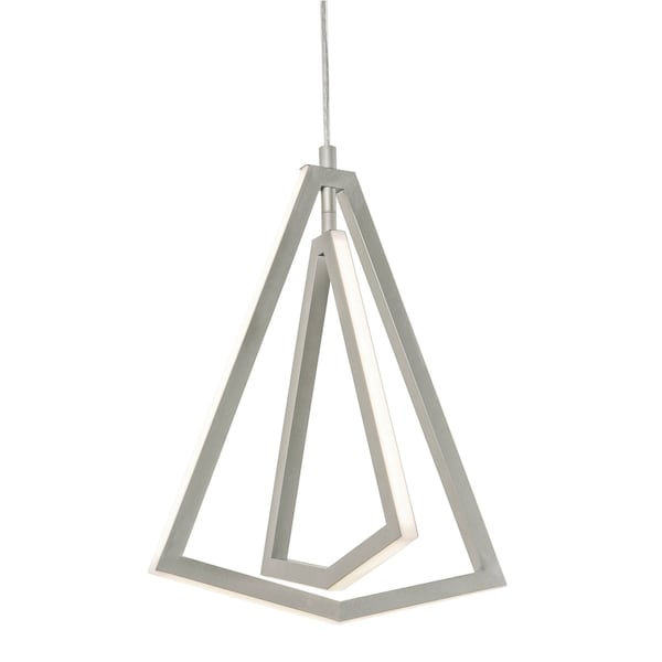 Afx Gianna 15" Pendant - Satin Nickel GNAP15L30D1SN - main